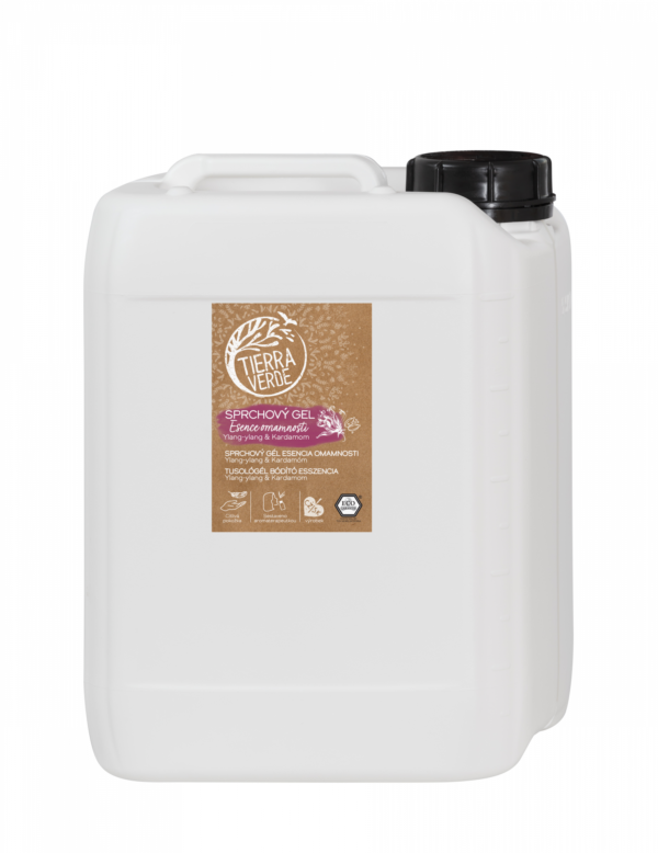 Tierra Verde Sprchový gel Esence omamnosti - Ylang-ylang & kardamom - 5 l