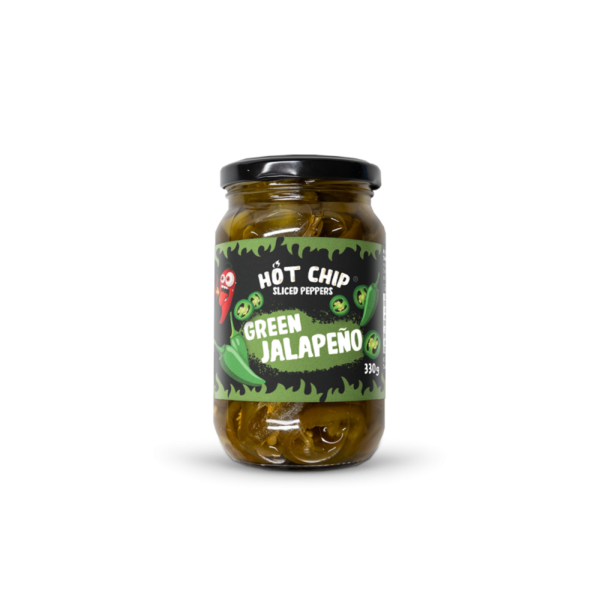 Zelené Jalapeño papričky krájené v octovém nálevu – 330g - Image 3