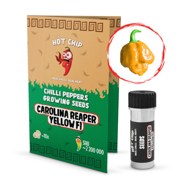 Carolina Reaper Yellow F1 - semínka chilli - Image 3