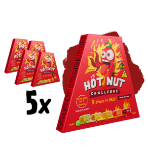 5x HOT-NUT Challenge Tree Pack 24 g (155 Kč/ks)