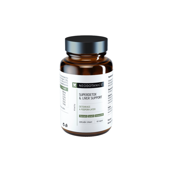 Neobotanics Superdetox & Liver Support (60 kapslí) - detoxikace a podpora jater