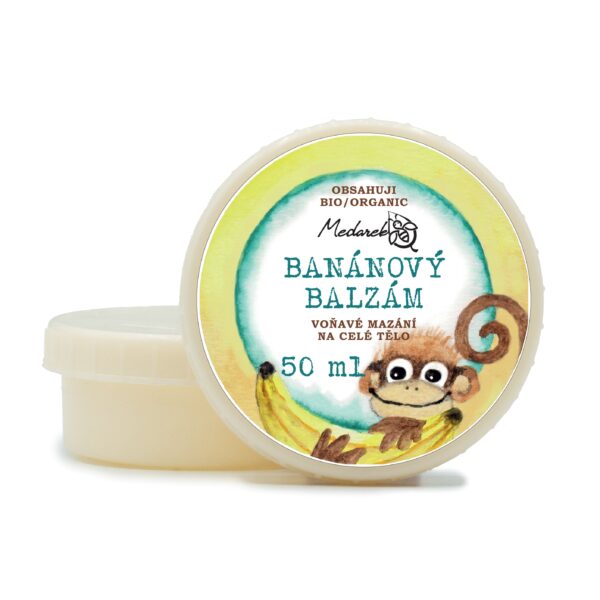 Medarek Banánový balzám (50 ml) - jemný a voňavý, měkká konzistence
