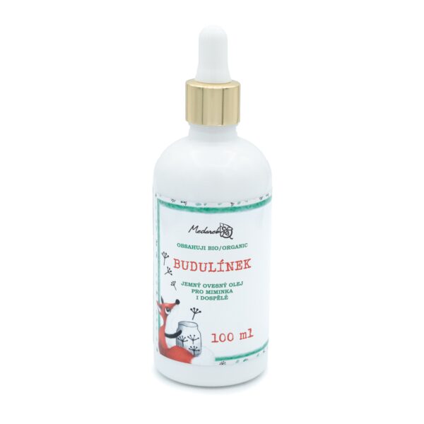 Medarek Ovesný olej Budulínek (100 ml) - jemná péče pro miminka i dospěláky