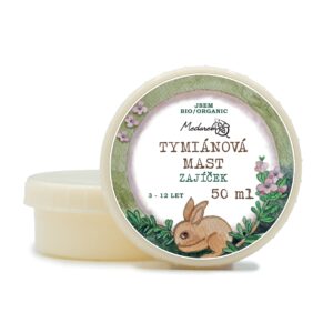 Medarek Tymiánová mast pro děti od 3 do 12 let - Zajíček (50 ml) - podpora imunity při nachlazení