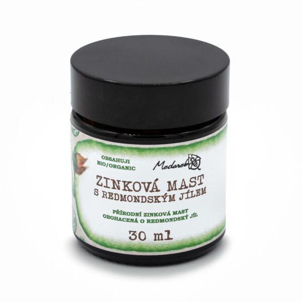 Medarek Zinková mast s redmondským jílem - 30 ml - vhodná od narození