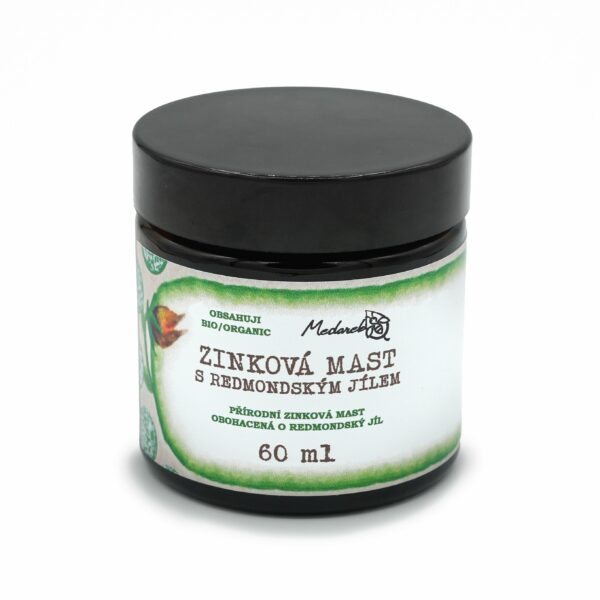 Medarek Zinková mast s redmondským jílem - 60 ml - vhodná od narození