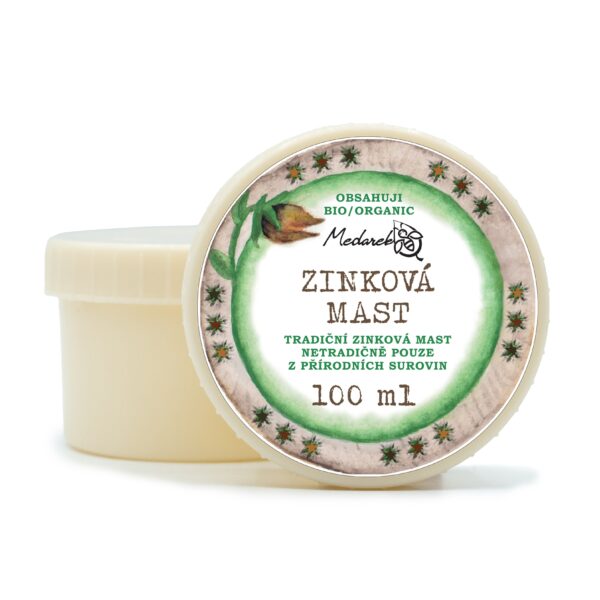 Medarek Zinková mast (100 ml) - pošk. obal - hojivá, vhodná od narození