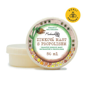 Medarek Zinková mast s propolisem - 50 ml - zesílené účinky běžné zinkovky, od narození