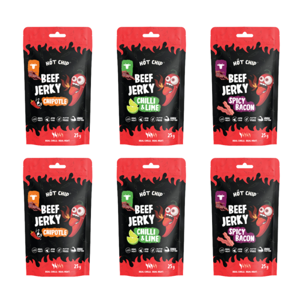 Výhodné balení Jerky Jerky Slanina & Chilli 20 ks - Image 5