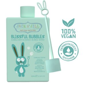 Jack n' Jill Hravá pěna do koupele s bublifukem (300 ml) - s levandulí, heřmánkem a bílým cypřišem