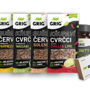 Grig Vizionářský balíček cvrčků a červíků