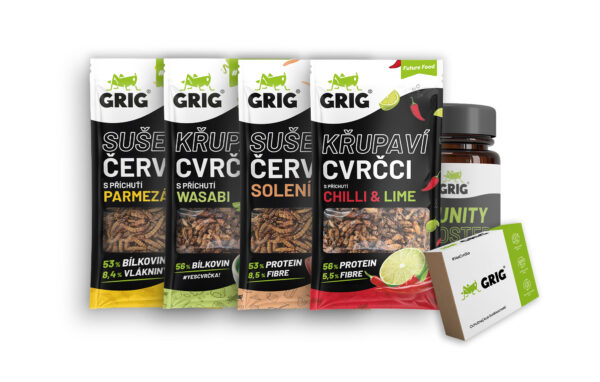 Grig Vizionářský balíček cvrčků a červíků
