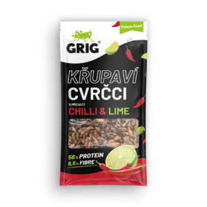 Grig Křupaví cvrčci Chilli & Lime 13 g
