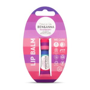 Ben & Anna Balzám na rty - Raspberry (6 g) - krémová textura, vůně malin