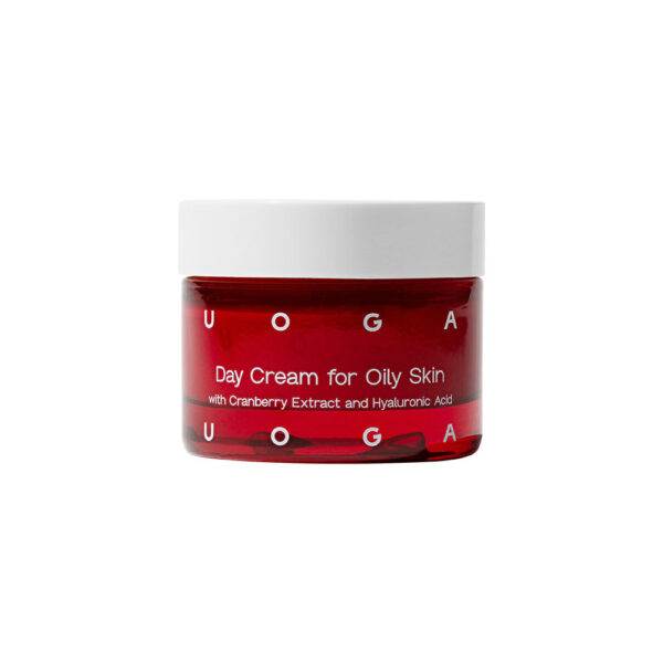 Uoga Uoga Denní krém pro smíšenou a mastnou pleť s brusinkami a kys. hyaluronovou BIO (40 ml) - s kyselinou hyaluronovou