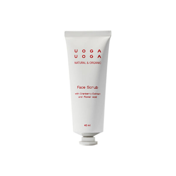 Uoga Uoga Regenerační pleťový peeling s brusinkami (40 ml) - pro hladší a rozjasněnou pokožku