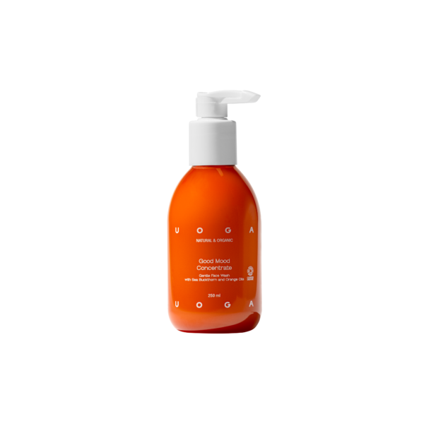 Uoga Uoga Jemný čisticí gel na obličej Good Mood Concentrate BIO (250 ml) - s olejem ze sladkého pomeranče