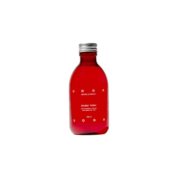 Uoga Uoga Přírodní micelární voda s brusinkami a kyselinou hyaluronovou BIO - 250 ml - vhodná i pro citlivou pokožku