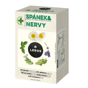 LEROS Bylinný čaj Spánek & Nervy - nálev. sáčky (20 x 1,3 g) - zklidňuje mysl