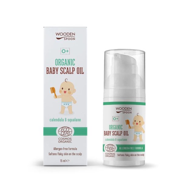 Wooden Spoon Organický olej pro dětskou pokožku hlavy BIO (15ml) - usnadňuje rozčesávání a zjemňuje dětskou pokožku - Image 2