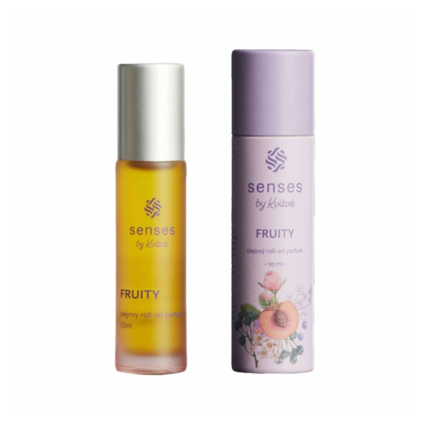 Kvitok Senses Roll-on olejový parfém Fruity (10 ml) - s vůní malin, rybízu a vanilky - Image 2