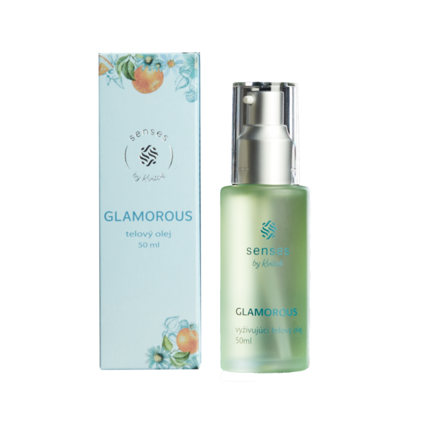 Kvitok Senses Vyživující tělový olej Glamorous (50 ml) - sladká krémová vůně - Image 2