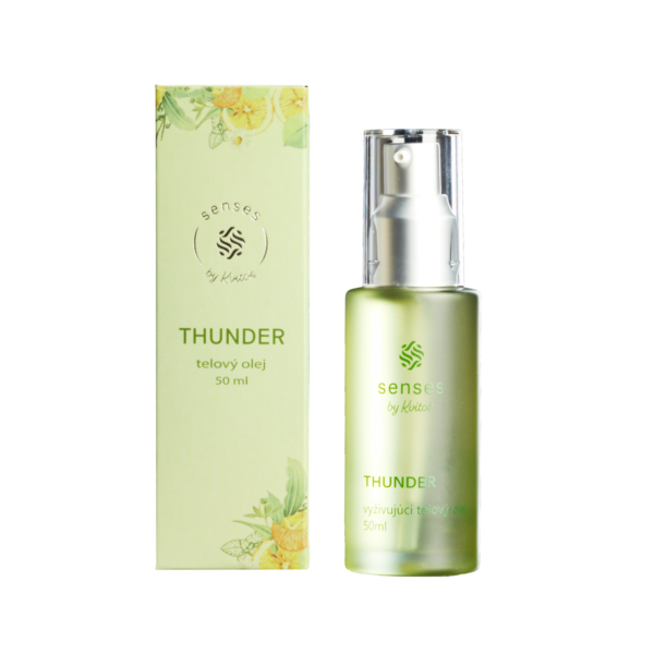 Kvitok Senses Vyživující tělový olej Thunder (50 ml) - zelená unisex vůně - Image 2