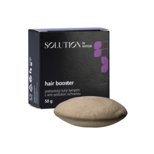 Kvitok Solution Prebiotický tuhý šampon s anti-pollution ochranou Hair Booster (50 g) - stimuluje růst vlasů