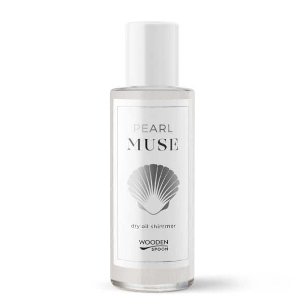 Wooden Spoon Třpytivý suchý olej Pearl Muse BIO (100 ml) - zanechává neodolatelný lesk na pokožce - Image 2
