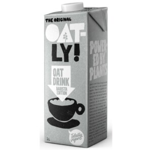 Oatly! Ovesný nápoj Barista - 1 l - krémová pěna i bez mléka