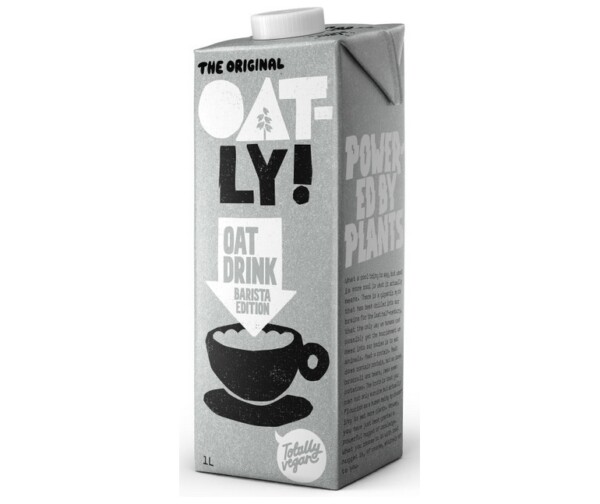 Oatly! Ovesný nápoj Barista - 1 l - krémová pěna i bez mléka