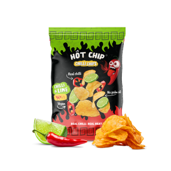 Bramborové chipsy Chilli & Lime 80 g - Image 3