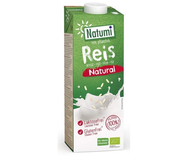 Natumi Rýžový nápoj neslazený BIO (1 l) - bez obsahu cukru a sladidel