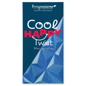 Benjamíssimo Čokoláda Blue spirulina rostlinná BIO (60 g) - alternativa bílé čokolády