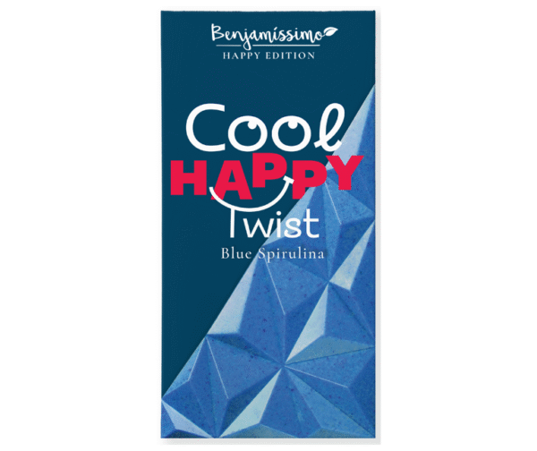 Benjamíssimo Čokoláda Blue spirulina rostlinná BIO (60 g) - alternativa bílé čokolády