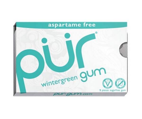 Pür Gum Žvýkačky Wintergreen (9 ks) - bez aspartamu a škodlivých látek