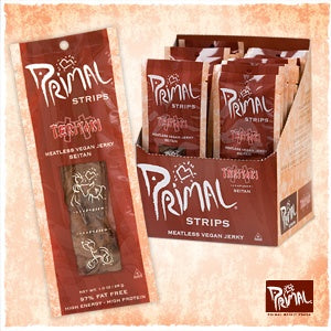 Primal Spirit Foods Jerky rostlinné - Teriyaki (28 g) - lehká svačinka do kapsy