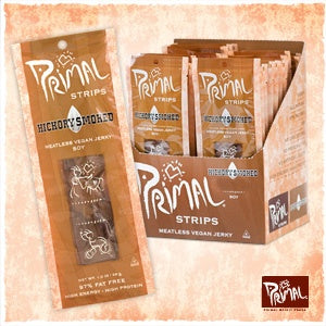 Primal Spirit Foods Jerky rostlinné - Hickory Smoked (28 g) - lehká svačinka do kapsy
