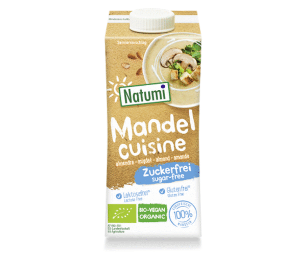 Natumi Mandlová alternativa smetany BIO (200 ml) - 100% rostlinný pomocník