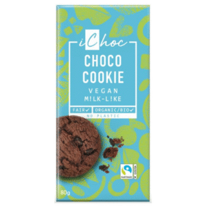 iChoc Čokoláda s kakaovými sušenkami BIO (80 g) - fair trade kvalita