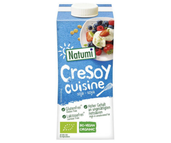 Natumi Sójová alternativa smetany BIO (200 ml) - ekologicky pěstovaná sója