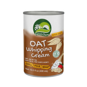 Nature's Charm Ovesná alternativa šlehačky (400 ml) - 100% rostlinný pomocník
