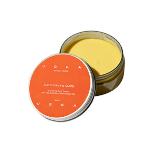 Uoga Uoga Vyživující tělový krém Sun is Dancing Quietly s rakytníkem BIO (200 ml) - výživa pokožky s vůní pomerančů
