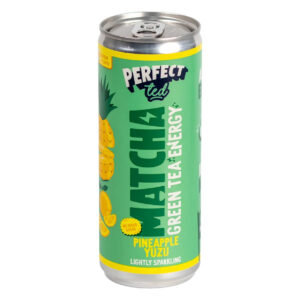 PerfectTed Matcha nápoj - Ananas & Yuzu (250 ml) - zdravý energy drink