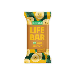 Lifefood Lifebar Oat snack Banana dream BIO (40 g) - bez lepku