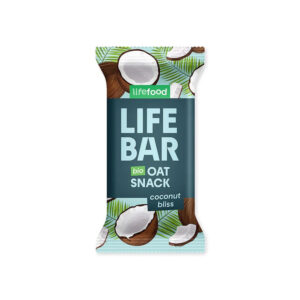 Lifefood Lifebar Oat snack Coconut bliss BIO (40 g) - bez lepku