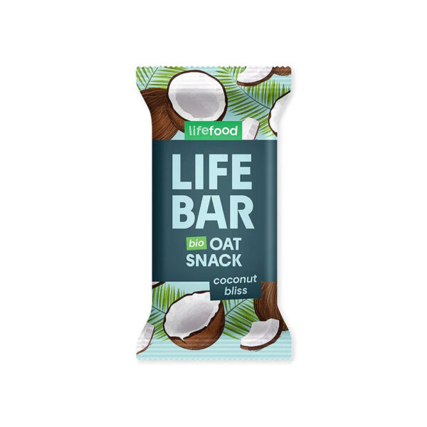 Lifefood Lifebar Oat snack Coconut bliss BIO (40 g) - bez lepku