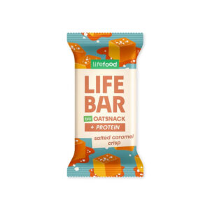 Lifefood Lifebar Oat Snack Protein Salted Caramel Crisp BIO (40 g) - bez lepku