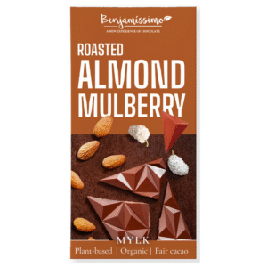 Benjamíssimo Čokoláda s praženými mandlemi a moruší BIO (60 g) - metodou bean-to-bar
