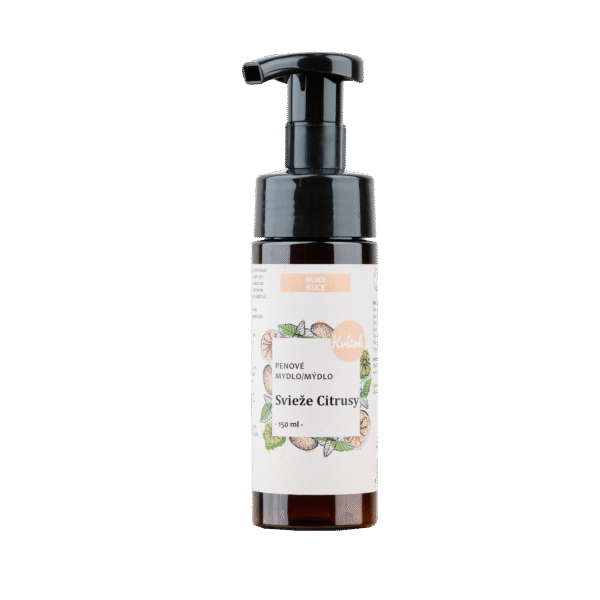 Kvitok Tekuté pěnové mýdlo Svěží citrusy (150 ml) - s krásnou svěží vůní